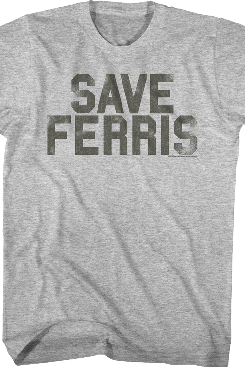 Distressed Save Ferris Bueller T-Shirtmain product image