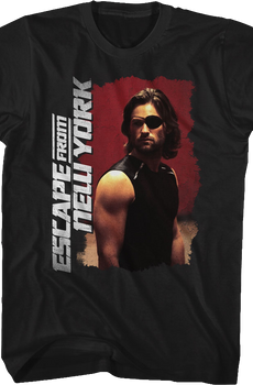 Distressed Snake Plissken Escape From New York T-Shirt