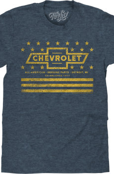 Distressed Stars Chevrolet T-Shirt