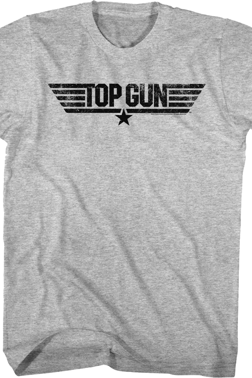 Distressed Top Gun Logo T-Shirtmain product image