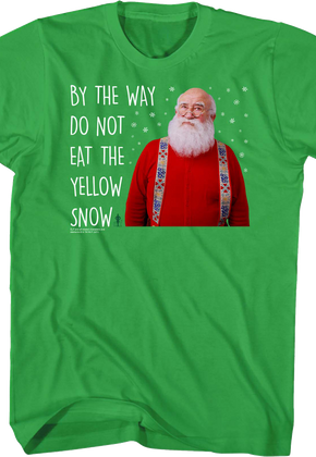 Do Not Eat The Yellow Snow Elf T-Shirt