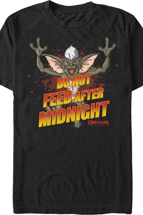 Do Not Feed After Midnight Gremlins T-Shirtmain product image