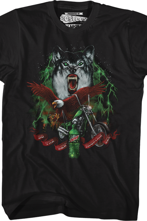 Do The Dew Wolf Eagle Mountain Dew T-Shirtmain product image