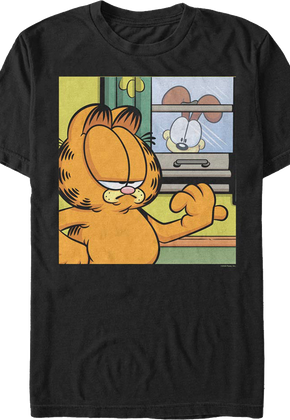 Doggie In The Window Garfield T-Shirt