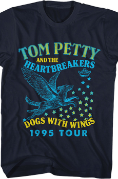 Dogs With Wings 1995 Tour Tom Petty And The Heartbreakers T-Shirt
