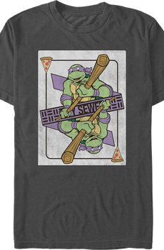 Donatello Playing Card Teenage Mutant Ninja Turtles T-Shirt