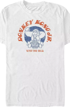 Donkey Kong Jr. Wins The Gold Nintendo T-Shirt