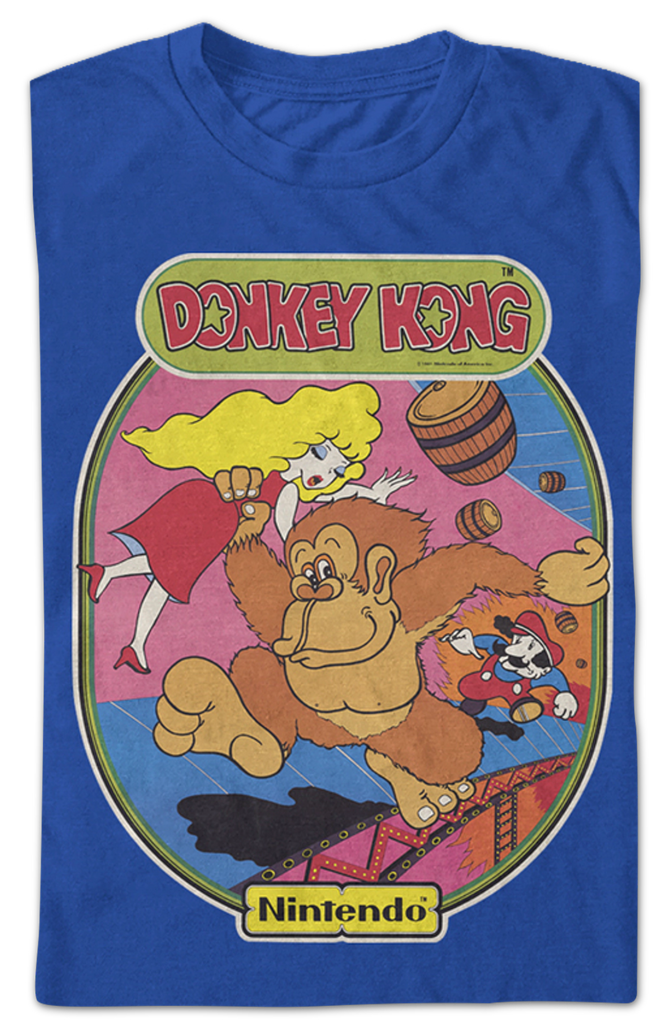 Donkey Kong T-Shirt: Video Games Donkey Kong Mens T-Shirt