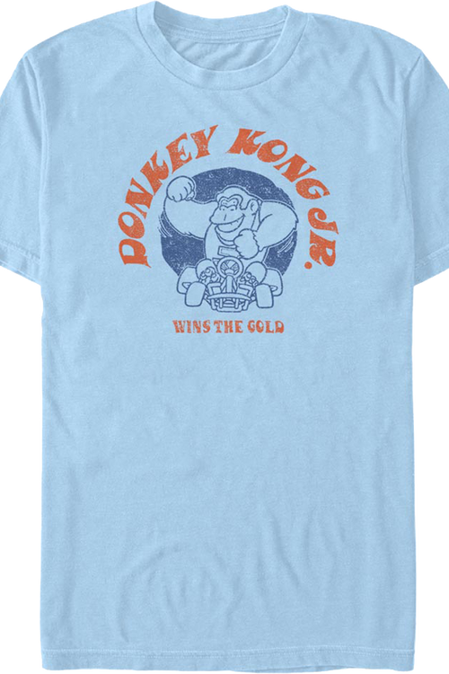Donkey Kong Jr. Wins The Gold Nintendo T-Shirtmain product image