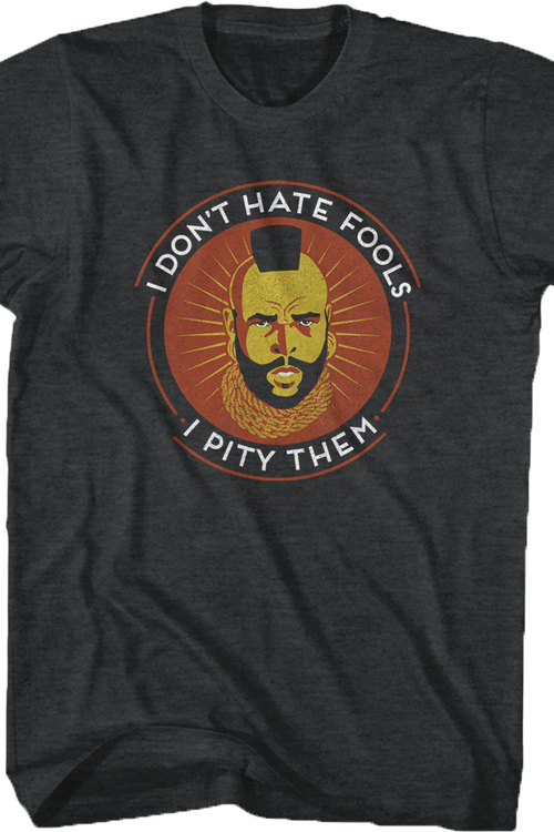 Don't Hate Fools Mr. T Shirtmain product image