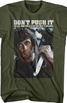Don't Push It Rambo T-Shirt