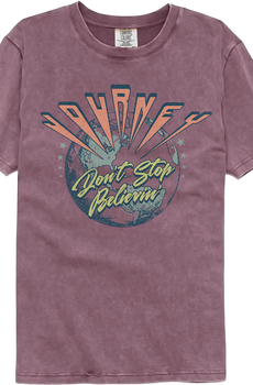 Don't Stop Believin' Journey Comfort Colors Brand T-Shirt