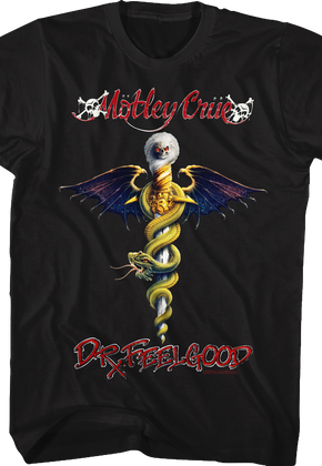 Dr. Feelgood Album Cover Motley Crue T-Shirt