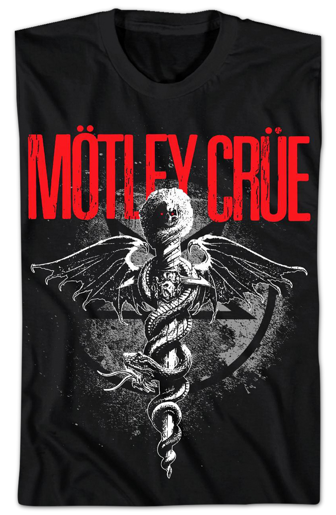 Mötley crüe top shirts