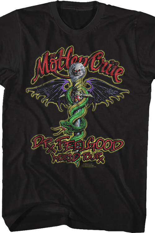 Dr. Feelgood World Tour Motley Crue T-Shirtmain product image