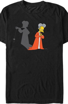 Count Burns Shadow The Simpsons T-Shirt