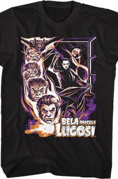 Dracula Vampire Bat Bela Lugosi T-Shirt