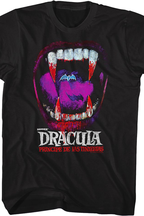 Dracula Vampire Teeth Hammer Films T-Shirtmain product image