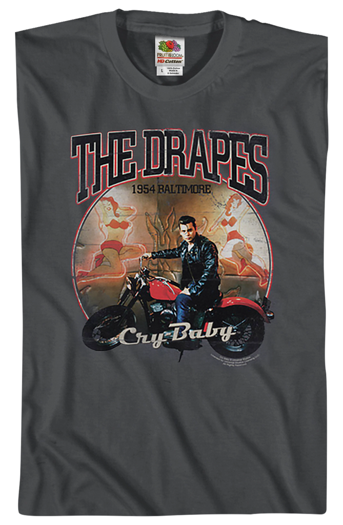 Drapes CryBaby TShirt Cry Baby Mens Tshirt