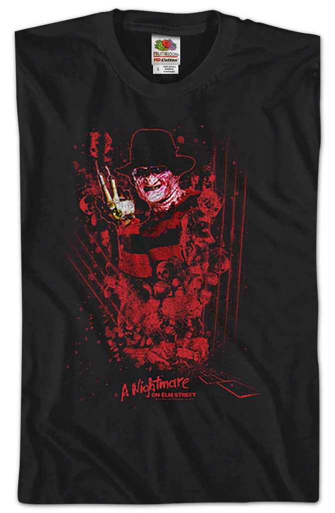 Dream Demon T-Shirt: Nightmare On Elm Street Mens T-Shirt