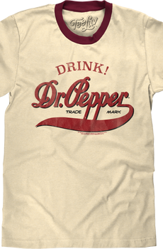 Drink Dr. Pepper Ringer Shirt