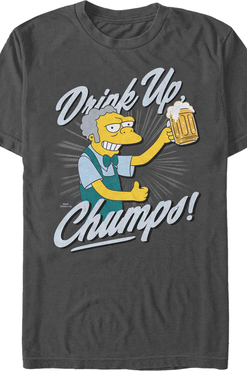 Drink Up Chumps Simpsons T-Shirtmain product image
