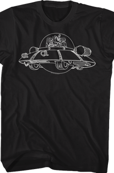 Space Cruiser Rick and Morty T-Shirt