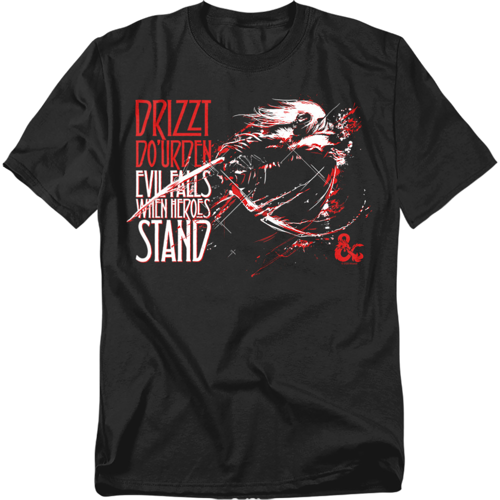 Drizzt Do'Urden Dungeons & Dragons T-Shirt Drizzt Do'Urden Dungeons & Dragons T-Shirt