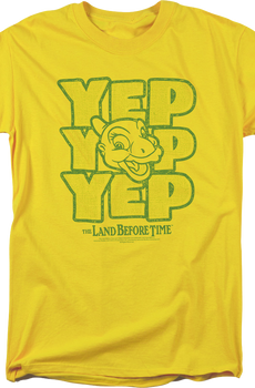 Ducky Yep Yep Yep Land Before Time T-Shirt