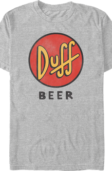 Duff Beer Circle Logo The Simpsons T-Shirt
