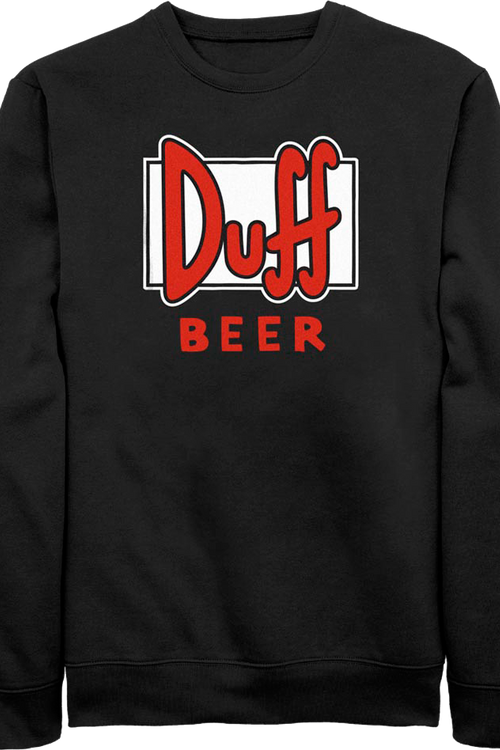 Duff Beer Logo Simpsons Sweatshirtmain product image