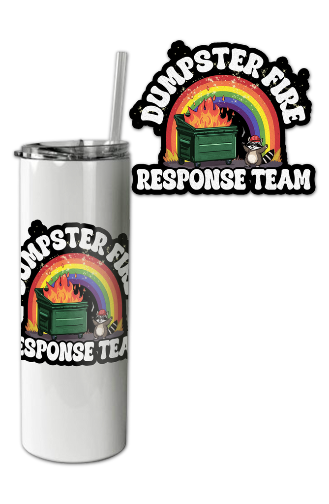 XMJY Dumpster Fire Response Team Patch - Lustiger Klettaufnäher Für Rucksäcke & Jacken