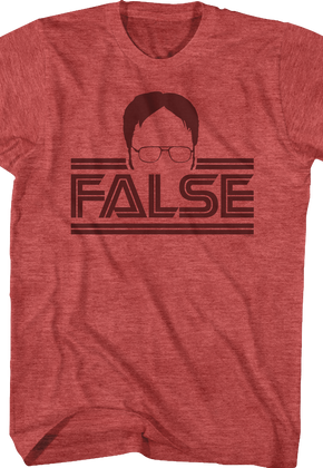 Dwight Schrute False The Office T-Shirt