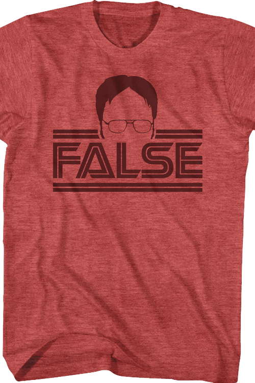 Dwight Schrute False The Office T-Shirtmain product image