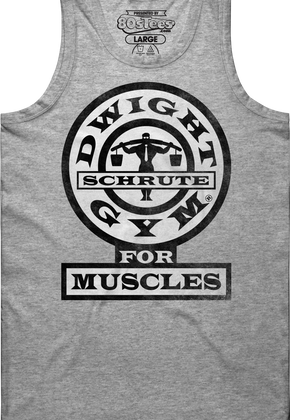 Dwight Schrute Gym For Muscles The Office Tank Top