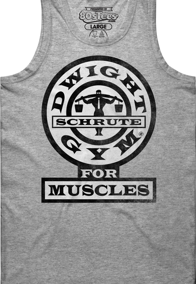 Dwight Schrute Gym For Muscles The Office Tank Top