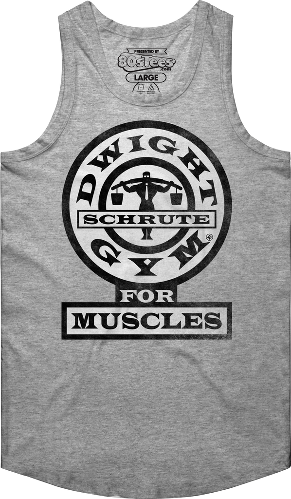 Dwight schrute's gym for 2025 muscles tank