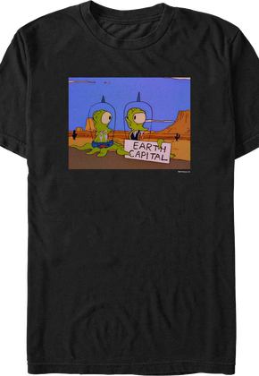 Earth Capital The Simpsons T-Shirt