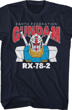 Blue Earth Federation Gundam T-Shirt