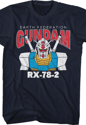 Blue Earth Federation Gundam T-Shirt