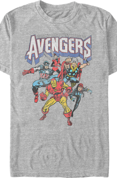 Earth's Mightiest Heroes Avengers Marvel Comics T-Shirt