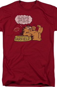 Eat And Sleep Garfield T-Shirt