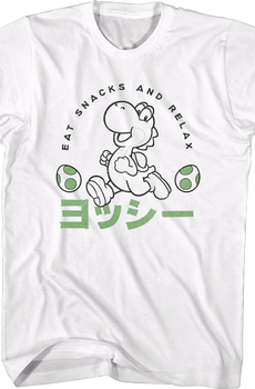 Eat Snacks And Relax Nintendo T-Shirt
