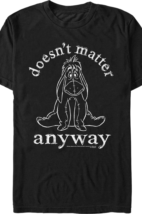 Eeyore Doesn't Matter Anyway Winnie The Pooh T-Shirtmain product image