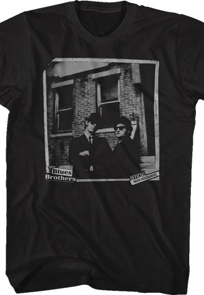 Elwood and Jake Photograph Blues Brothers T-Shirt