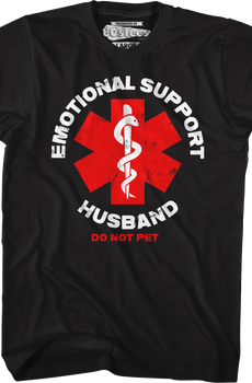 Emotional Support Husband T-Shirt
