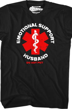 Emotional Support Husband T-Shirt
