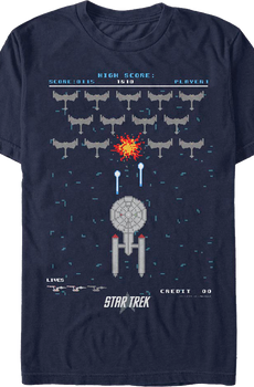 Enterprise Invaders Star Trek T-Shirt