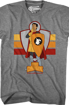 Eric The Cavalier Retro Stripes Dungeons & Dragons T-Shirt