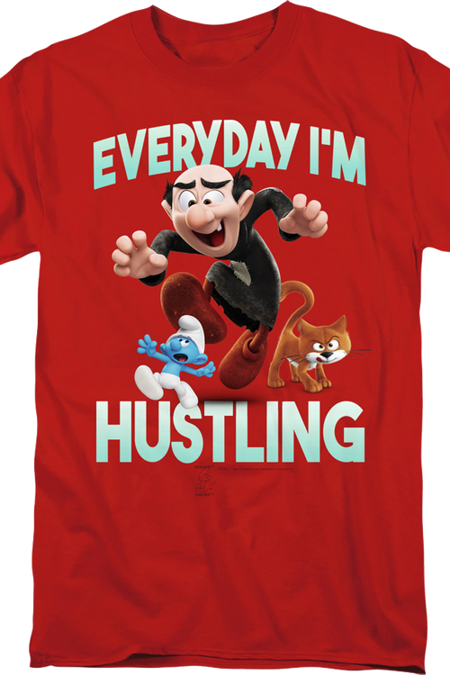 Everyday I'm Hustling Smurfs T-Shirtmain product image